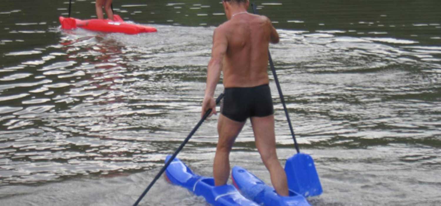 Laufen auf dem Wasser